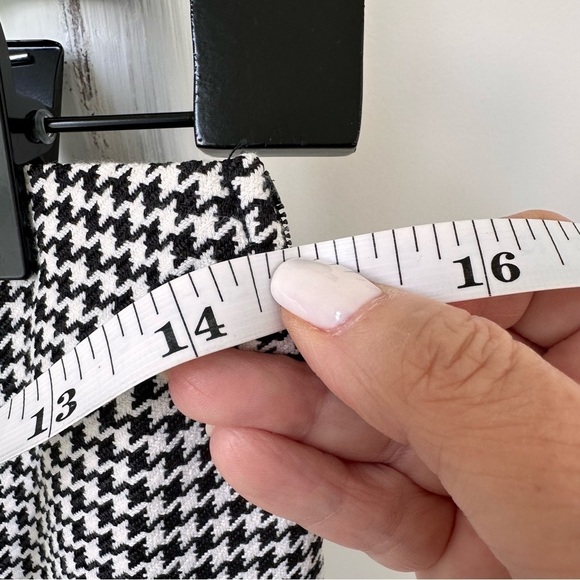 Fab’rik Women’s Houndstooth Skirt w Built in Shorts SZ Large - Picture 10 of 12